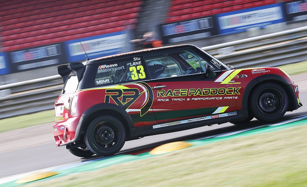 Stu Lane joins Coopers at Thruxton on the British Touring Car weekend.